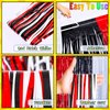 22Pcs Cartoon Ball Birthday Decorations, Red Black White 3.3x8.2ft Tinsel Foil Fringe Curtains Banners and Cute Balloons for Anime Pika Theme Birthday Party Decorations Boys and Girls Party Supplies