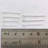 Chenkou Craft 700pcs Assorted of 7 Sizes Mix Eye Pins for Jewelry Making (Silver, Mix)