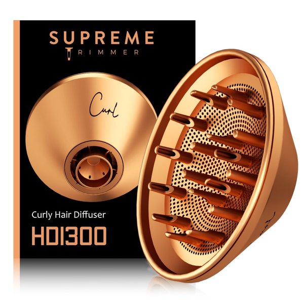 Supreme Trimmer ST Curly Hair Diffuser Adaptable for Blow Dryer SHD347 for Curly or Wavy Hair | HDi300 Copper