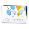 100 Guardian Gift Card Envelopes – Gift Card Holder w/Balloons – Small Envelopes – Use as Congratulatory or Birthday Gift Card Holder or Key Card Holder – Mini Envelopes (Blue Balloons)
