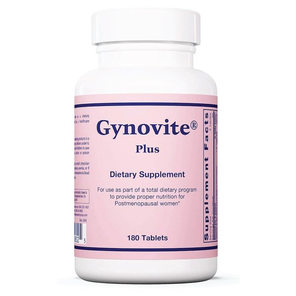 Optimox Gynovite Plus - Menopause Supplements for Women, Menopause Relief, Multivitamins for Women, Magnesium Supplement, Women's Support - 180 Count