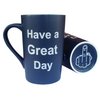 MAUAG Funny Coffee Mug Have a Great Day Cup Blue, 13 Oz