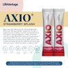 AXIO Regular Energy Drink Powder, Strawberry Splash, 30 Packets, Instant Energy Powder, Energy Supplement in a Drink Mix, w/B Vitamins, DMAE, L-Theanine, Quercetin, Green Tea & Pine Bark Extract