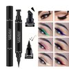 MAEPEOR Eyeliner Stamp 6 Colors Winged Eyeliner Stamp Long Lasting Waterproof and Smudgeproof Liquid Eyeliner for Beginner or Makeup Artist