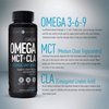 LEAN CORE OMEGA MCT + CLA - Stimulant Free Health Formula, Lean Muscle & Toned Physique, Omega 3-6-9 Fatty Acids - Flaxseed Fish Oil- Coconut Oil- Keto Friendly 30 Day Supply (90 Softgels)