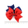20pcs/lot Mutilcolor 4 inch Grosgrain Ribbon Hair Bows Girl Boutique Bow Baby Childs Handmade Diy Hairbows with Clip Kids Hair Accessories
