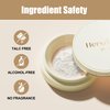 Hersziren Translucent Loose Setting Powder, Lightweight, Long-Lasting Matte Finish Face Powder, Oil Control, Pore-Minimizing, Talc-Free Makeup, 10g, Shimmer Sheer