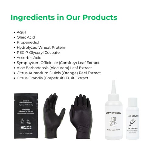 Natural Kings Men's Dark Brown Hair Dye - Root Touch Up Hair Color - Easy Application -Long lasting - Gray Coverage with Pre-Wash Shampoo - 3.74 Fl Oz