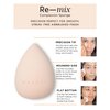HALEYS Re–mix Complexion Sponge Vegan, Cruelty-Free Makeup Sponge Blender - Apply Liquid, Cream or Powder Foundation for a Precise, Streak-Free Finish (Pink)