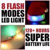tgosomt Santa Hat, Light up Christmas Hat, Santa Hat with LED Lights, Flashing Santa Hat for Adults & kids Christmas Gifts