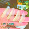 Lash Lift Ribbons Eyelash Lifting Shields Mate Mini Lami Lamination Roller Tool Soft Silicone Perm Rod Ribbon Gel Eyelash Perming Covers Mini Lash Tape String (Candy color - 2 Curl Version)