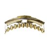 Long Jaw Clip Hair Claw - Gold