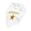 vercosee Costume Accessory Set Pet Dog Bandana,Costume Accessory Set Pet,for Halloween Christmas Cosplay Role Play Party (Sheriff-White)