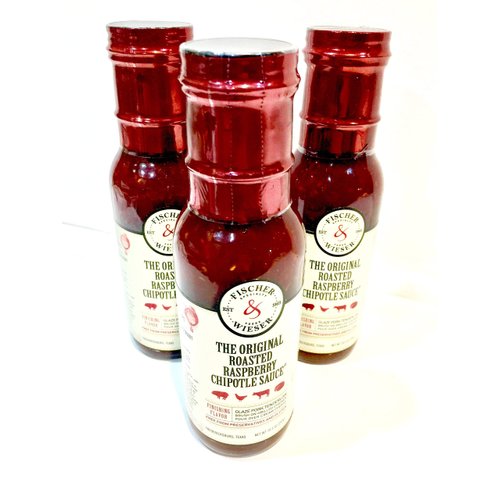Fischer & Wieser The Original Roasted Raspberry Chipotle Sauce 10.5 Oz (Pack of 3)