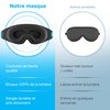 MyHalos Sleep Mask - 100% Blackout Sleeping Mask for Women, Men and Side Sleepers - Premium Memory Foam, 3D Sleeping Eye Mask for Zero Eye Pressure, Eyelash Friendly, Soft & Breathable Design