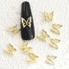 YECIRALA 90 Pieces 3D Butterfly Nail Charms for Nail Art 3D Butterfly for Nails Gold Silver Rose Gold Butterfly Charms for Acrylic Nails Craft Accessories for Women Girls Nail Jewelrys Decorations