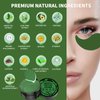 Qyiywim Under Eye Patches 70PCS, Green Tea Eye Patches for Puffy Eyes Treatment, Under Eye Masks for Dark Circles and Puffiness, Non-Irritating Eye Mask Skincare, Eye Gel Pads, Eyes Bags Treatment