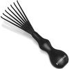 Bossman THE CLAW Round Hair Brush Cleaner Tool 3 Inch - Christmas Gifts for Him - Cleans Boar Bristle, Wave or Plastic Brushes and Combs - Black Hairbrush Cleaning Rake - Cat Brush & Dog Brush Cleaner