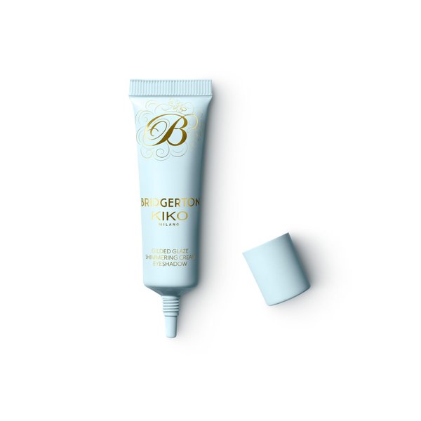 Kiko Bridgerton Gilded Glaze Shimmering Cream Eyeshadow 02 Gilded Apricot