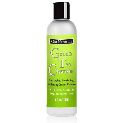 Gia Naturals Green Tea Cleanser with pure, natural and organic ingredients.