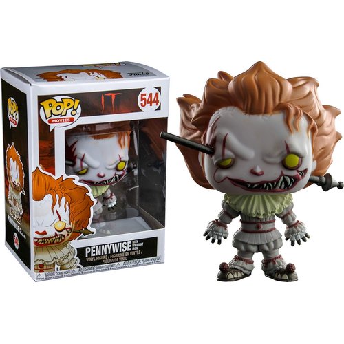 Funko Pop Movies: Pennywise with Wrought Iron Collectible Figure, Multicolor