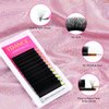TDANCE Cashmere Easy Fan Lash Extensions Self Fanning Volume Lash Extensions D Curl 0.07mm 14-19mm Matte Black Mega Volume Eyelash Extensions(0.07-D,14-19mm)