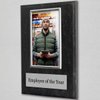 Pre-designed Employee of the Month, Quarter or Year Award Plaque - 8 x 10" Photo Plaque holds a 6 x 4" Portrait Photo (Year)