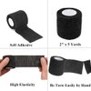 Tattoo Grip Tape Wrap Cover - Autdor 6Pcs 2" x 5 Yards Tattoo Machine Tape Cohesive Elastic Bandage Rolls Self-Adherent Tape for Grip Tube Accessories Sports Tape