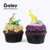 Boley 150 Pack Miniature Dinosaur Toy Set - Colorful Mini Plastic Dinosaur Figure Variety Pack - Perfect for Party Packs, Party Favors, Cake Toppers, and Stocking Stuffers!