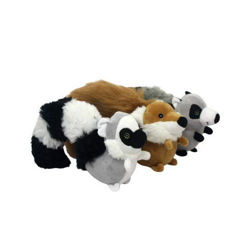 Multipet International 43250 9" Cur-Tails Dog Toy - Quantity 33
