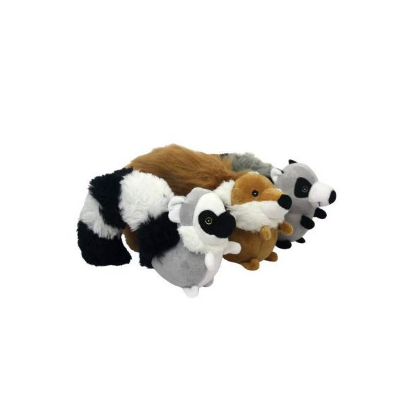Multipet International 43250 9" Cur-Tails Dog Toy - Quantity 33