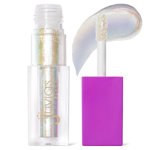 Juvia's Place Culture Duochrome Liquid Eyeshadow - Liquid Eye Makeup for Glitter & Shine, Multi-colored Glitter Liquid Eyeshadow, Sparkly Makeup for Eyes, Women's Glitter Makeup Kit Addition (Fula)