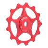 11T/13T Derailleur Pulley Aluminium Alloy Wheel Rear Derailleur Pulley Wheel Pulley (13T Red)