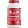 Bronson Antarctic Krill Oil 1000 mg with Omega-3s EPA, DHA, Astaxanthin and Phospholipids 180 Softgels
