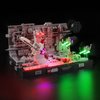 YEABRICKS LED Light Kit for Lego - Star Wars Death Star Trench Run Diorama Building Blocks Model, LED Light Set Compatible with 75329(Lego Set NOT Included)