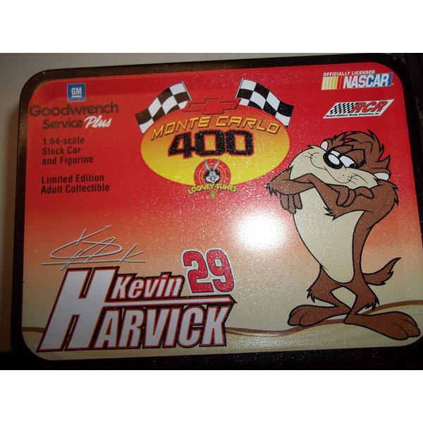 mini lunch box monte carlo 400 kevin harvick w taz figure