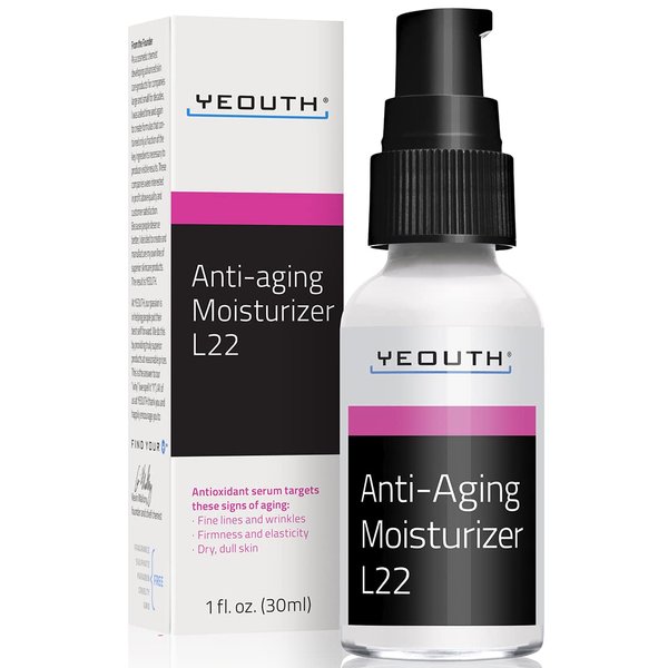 YEOUTH Anti Aging Face Moisturizer for Women & Men with Jojoba & Shea Butter, Hydrating Facial Cream, Moisturizer Face Cream for Enhancing Radiance & Smoothness 1oz