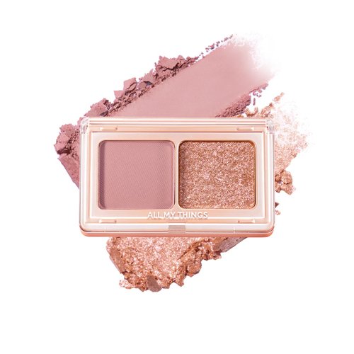 AMTS Aurora Collection Eyeshadow - Dual Color Matte & Glitter Eye Shadow Palette - High Pigmentation,Safe Ingredients, Suitable for Sensitive Skin, and Versatile Makeup Looks (Aurora)
