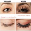 Mink Lashes 17mm 3D Reusable Natural Look Eyelashes Dramatic Eyelashes for Halloween, Christmas, 2 pair (GLUE IS NOT INCLUDED)