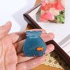 Vctitil 4 Pcs Acetate Hair Claw Clips Cute Hairclips Small Fish Tank Shape Jaw Clips Hair Styling Accessories for Girls Women,Strong Hold,1.57inch