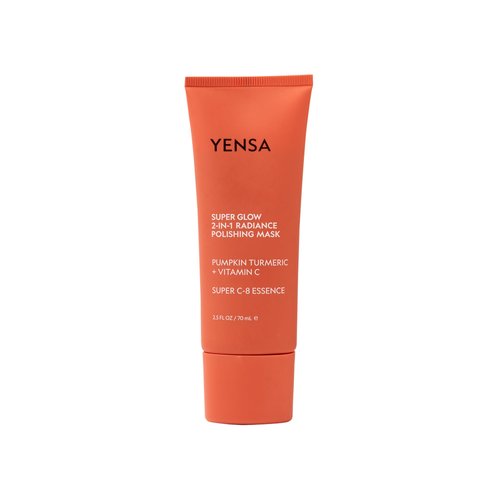 YENSA Superglow Radiance Polishing Face Mask - Exfoliating Pumpkin + Turmeric Skincare With 8 Korean Superfoods