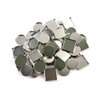 50 Pcs Empty Round Metal Pans, Makeup Palette Pans for Eyeshadow Magnetic Cosmetic Palette Size 26mm (Round - 50 Pcs)