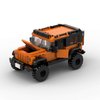 Pakmotii Orange SUV Sports Car Toy Building Set,Off-Road car Building Bricks MOC Building Blocks,DIY Vehicles for Kids and Adults(405PCS)