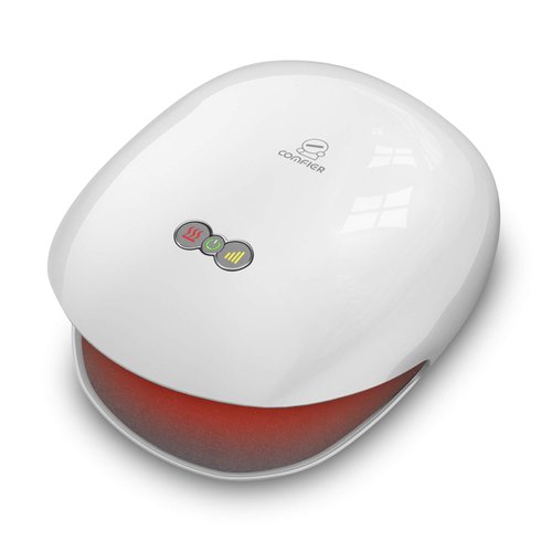 COMFIER Wireless Hand Massager with Heat -3 Levels Compression & Heating,Rechargeable Hand Massager Machine for Carpal Tunnel,Ideal Gifts for Women