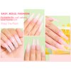 AIMEILI Transparent Milky White Nude Gel Nail Polish Soak Off U V LED Hema Free Gel Nail Lacquer Salon DIY Set Of 4pcs X 10ml - Kit Set 20