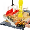 Matchbox Action Drivers Construction Playset, Moving Crane, Car-Activated Features, Includes 1 Matchbox Toy Bulldozer, for Kids 3 Years Old & Older