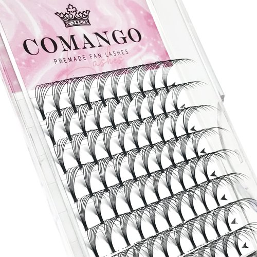 Premade Volume Lashes 6D-C-0.07-11mm, Premade Fans Eyelash Extensions 0.07&0.10 Volume Lash Extensions C D curl 8-15 mm Length Pre made Lash Fans