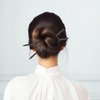 22 Pack Chopsticks for Hair Bun Chinese Hair Sticks, Black Wood Hair Sticks Chopsticks, Pencil Long Hairpins Hair Clips for Hairstyles Decorative Accessories for Women Girls