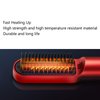 Electric Hair Straightener Brush, USB Charging Safe Small Hair Straightening Curling Comb Cordless Constant Temperature Hair Straightener for Home Travel