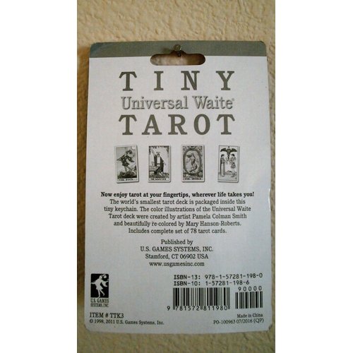 Tiny Tarot Cards - Keychain